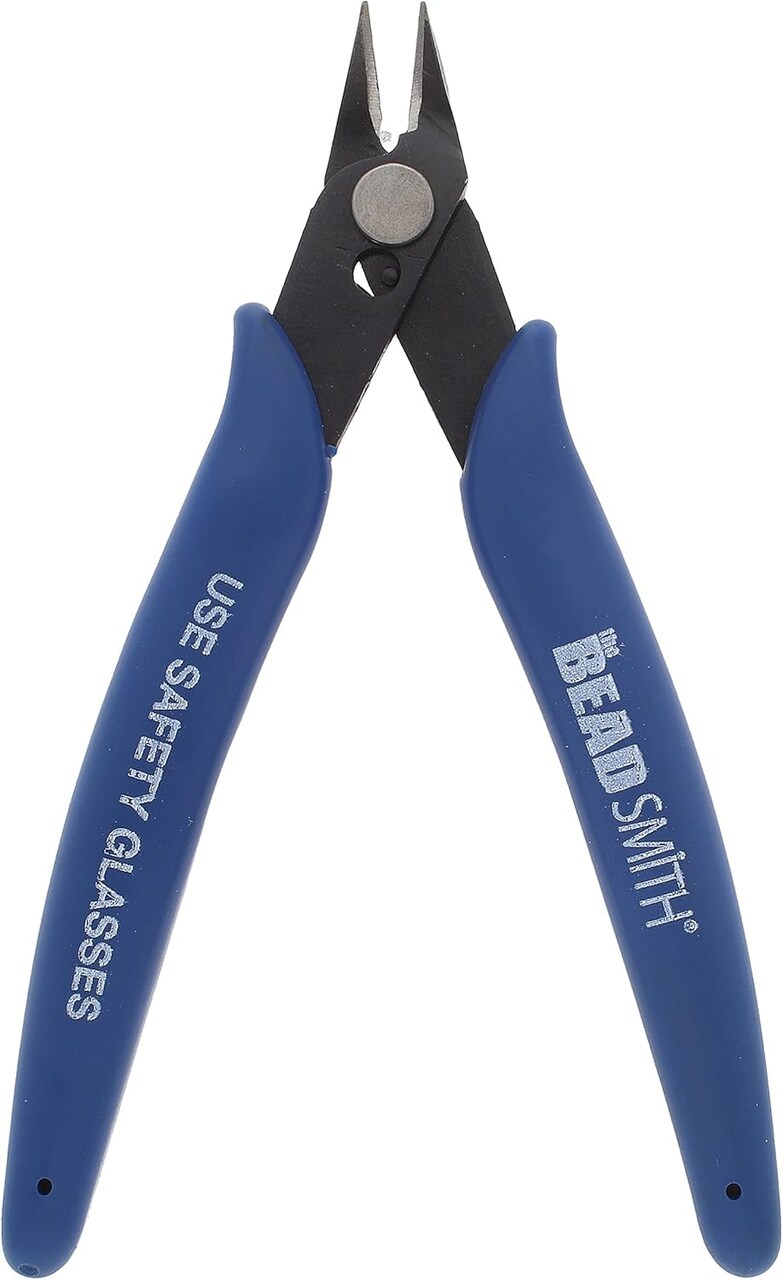 The Beadsmith Knot Cutter – 5-Inch Thread and Wire Cutting Tool with Spring – Flush Cutters for Jewelry Making, Toy Models, Electronics, Craft Wire, Floral, Hobbies and More